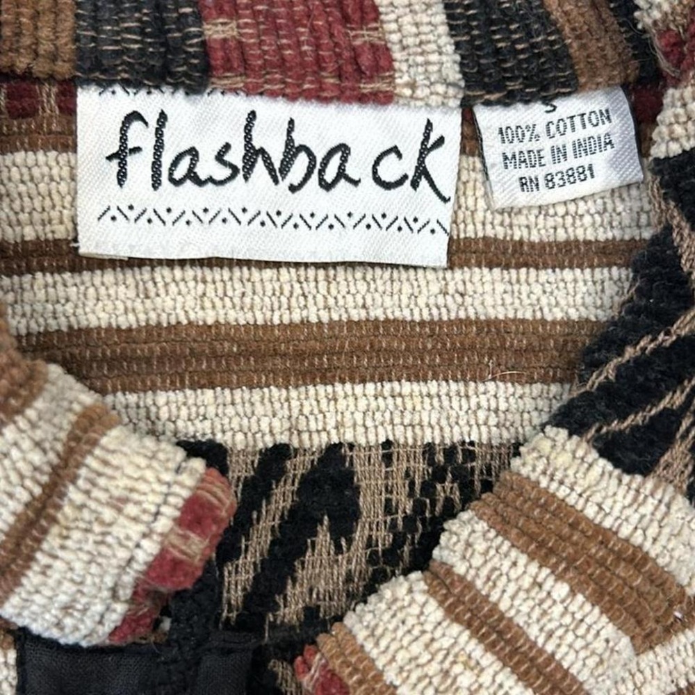 Vintage Flashback Women's Patchwork Striped Tapes… - image 2